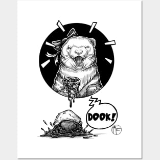 Ferret Ice Cream Cone - Dook! Posters and Art